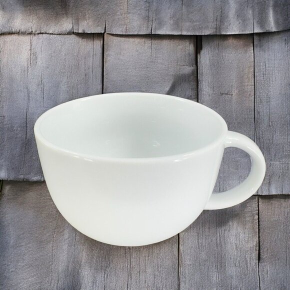 Le Gourmet Chef White Ceramic Large Oversized Coffee Mug Cup Set 2 Mugs Cups - Picture 2 of 13